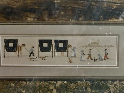 Diane Graebner cross stitch chart pattern Sunday Meeting Millers buggy carriage - Image 1 of 4