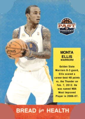 2011-12 Panini Past & Present #16 Monta Ellis Bread for Health - Image 1 of 2