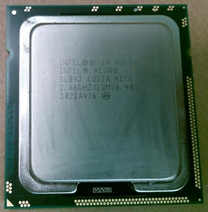 Intel Xeon Processor X5650 SLBV3 12M Cache 2.66GHz 6.40GT/s 6-core CPU - Picture 1 of 1