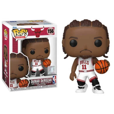 FUNKO POP ! NBA BASKETBALL (156) DeMAR DeROZAN CHICAGO BULLS HOME VINYL FIGURE