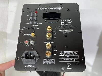 1 x Input Module Board Back Panel to suit Definitive Technology SC6000 - Image 1 of 2