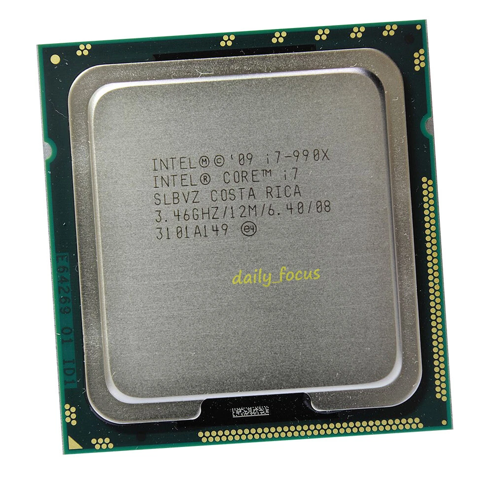 未使用 Intel Core i7-990x CPU Amazon.com: Intel Core i7 990X Processor Extreme Edition, 3.46GHz