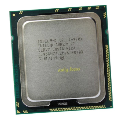 Intel core i7-990X 3.46 GHz LGA1366 6 cores SLBVZ 12 threads CPU Processor 12 MB - Image 1 of 4