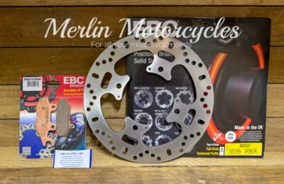 KIT DE DISCO E PASTILHAS DE FREIO TRASEIRO TRIUMPH SPRINT GT1050 (ABS) 2010-2014 EBC - Imagem 1 de 4