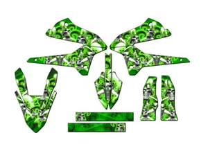 2008-2020 KLX 250 JESTER Green Senge Graphics Kit Compatible with Kawasaki - Picture 1 of 10