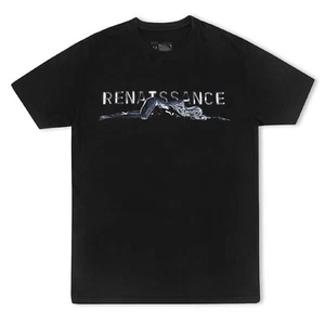 CAMISETA EXCLUSIVA DE BEYONCE GIRA RENACENTISTA OFICIAL DE LA PELÍCULA FLANNELS BUQUE INSIGNIA DEL REINO UNIDO - Imagen 1 de 3