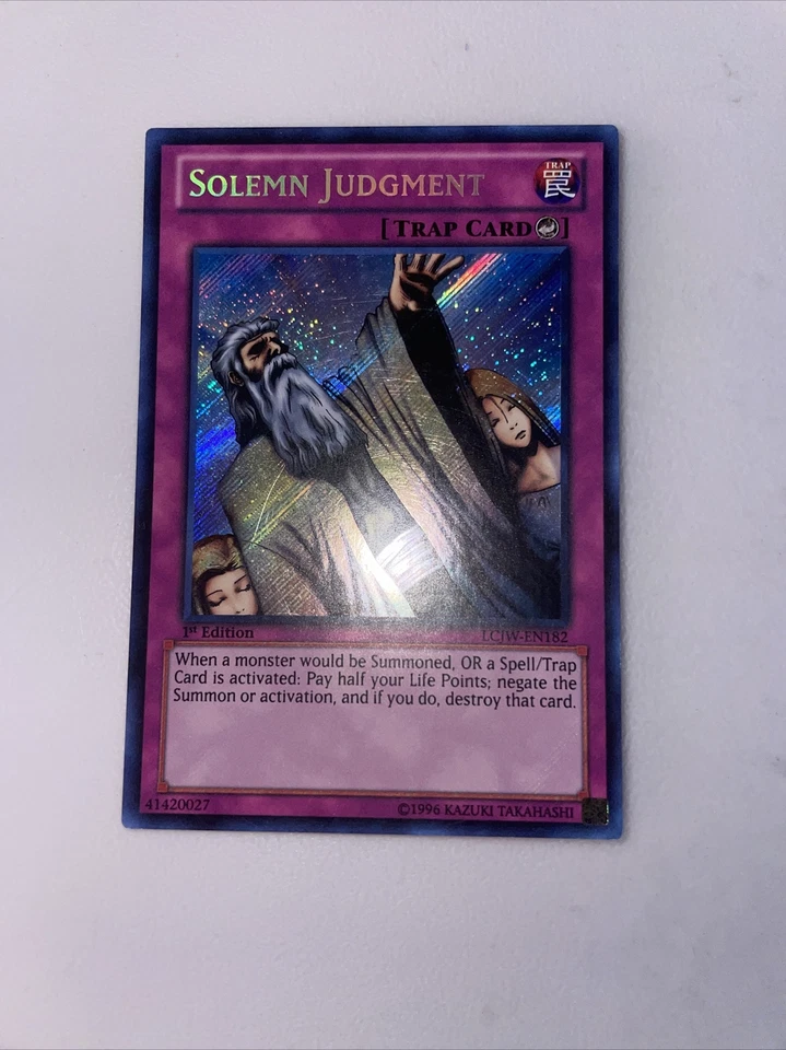 Yu-Gi-Oh! TCG Solemn Judgment Legendary Collection 4 Mega-Pack LCJW-EN182 1st... - Image 1 of 4