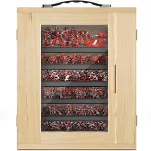 Miniature Storage Case for Collectibles Miniatures Miniature Display Cases with - Picture 1 of 7