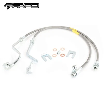 Línea de freno FAPO SS (DELANTERA) 99-04 Ford F-250 F-350 Super Duty elevación de 4-8" Foto 1 de 4
