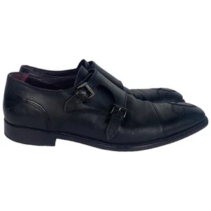 Johnston & Murphy Weißdorn doppelter Mönchsriemen elegante Schuhe Herren Größe 10,5 schwarz - Bild 1 von 11