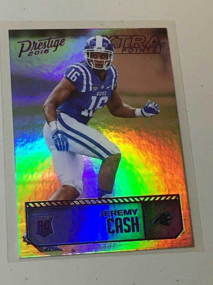 F44774  2016 Prestige Xtra Points Purple #300 Jeremy Cash /100 Panthers - Image 1 of 1
