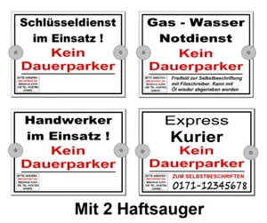 Hinweisschild-Schild-Notdienst-Handwerker-Schlüsseldienst-Gas-Wasser-Kurier-TOP - Bild 1 von 1