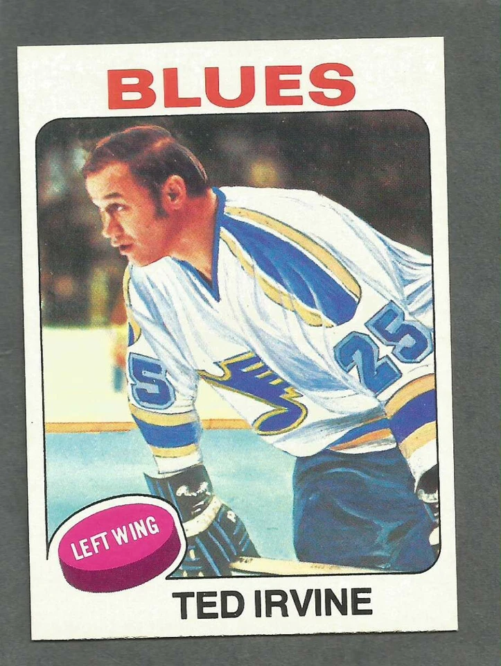 1975-76 Topps Hockey Ted Irvine #244 St Louis Blues NM/MT - Image 1 of 1