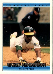 1992 Donruss Baseball #193 Rickey Henderson