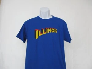 State of Illinois Comic - Superhero in 3D Blue T-Shirt Men’s Sizes S-3XL NEW - Bild 1 von 9