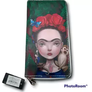 BILLETERA FRIDA KAHLO NUEVA CON ETIQUETAS COD/516 - Imagen 1 de 5