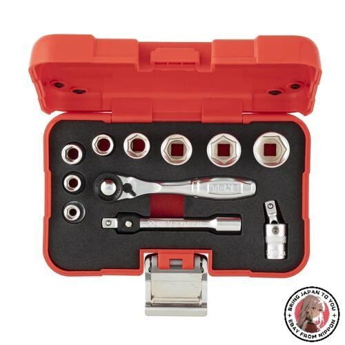 NEW TONE S20830P 1/4 Drive Socket Set w/Case - Image 1 of 1