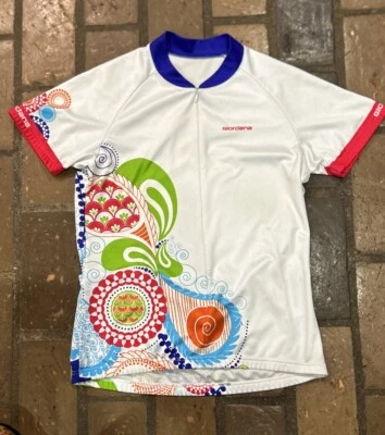 Giordana Cycling Jersey, Women’s M,  Short Sleeve Shirt, Rear Pockets, Italy - Image 1 of 4