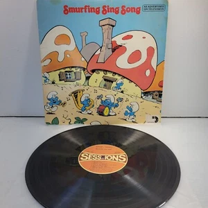 Die Schlümpfe Schlümpfe singen Lied Original Vinyl Schallplatte 1980 ARI-1018 Album LP - Bild 1 von 16