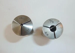 Paar Vintage 5/32"" und 3/8"" R8 Spannzangen - Bild 1 von 2