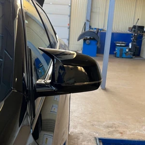 2X GLOSS BLACK WING MIRROR COVER CAPS FOR BMW X3 X4 G01 G02 X5 X6 X7 G05 G06 G07 - Picture 1 of 16