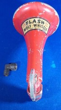 Vintage 1950's Car Truck Accessory FLASH WOLF WHISTLE Horn Assembly Works Great 