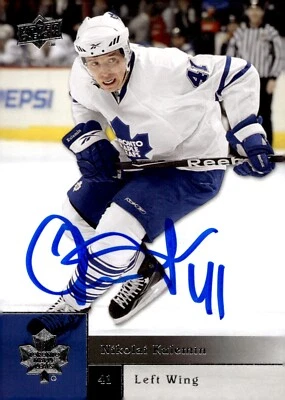 Nikolai Kulemin - Signed 2009-10 Upper Deck Hockey Series 1 Card #35 - Image 1 of 2