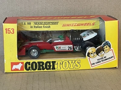Corgi Toys 153 T.S. 9B Team Surtees in Italian finish, in OVP - Bild 1 von 4