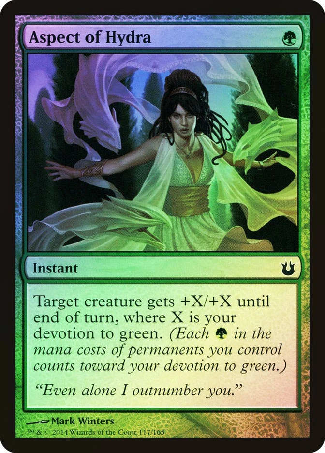 MTG FOIL Aspect of Hydra  - Born of the Gods #117 - Image 1 of 1