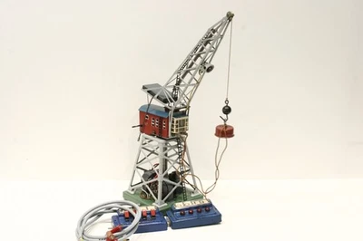 Märklin 451 G Kran mit Tiefstrahler, Magnet, 2 Stellpulte, TEXT LESEN, sehr gut - Bild 1 von 4