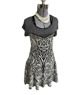 Новый Max Studio платье размер XL Fit & Flare крышка рукав Neiman Marcus ярлык $138 новый - Изображение 1 из 4