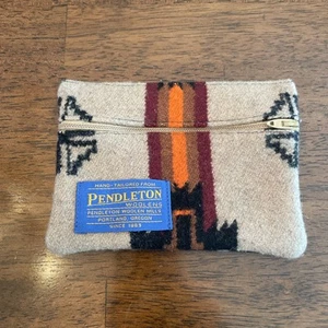Pendleton Wolle Geldbörse/Kreditkarte/Geldbörse 5,5 x 4" Reißverschluss vorne Unisex - Bild 1 von 3