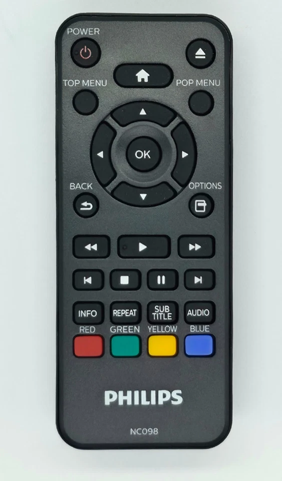 Original OEM replacement remote control for Philips Blu-ray players NC098UL - Image 1 of 4