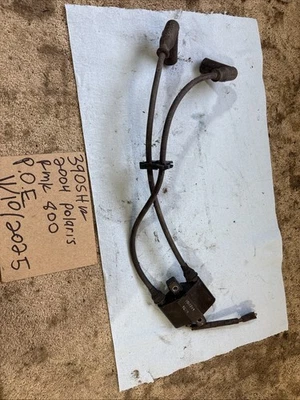 2004 Polaris RMK 800 ignition coil spark plug wire 390 - Image 1 of 4