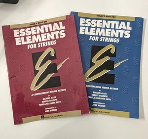 Essential Elements for Strings - Violin Book 1 & 2 String Method Violin Lessons - Picture 1 of 12