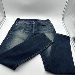 True Religion Rocco No Flap SE Relaxed Skinny Convertible Blue Jeans sz 36 - Picture 1 of 11