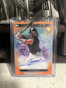 2024 Topps Inception Luis Matos Rookies and Emerging Star Auto Orange /25 - Picture 1 of 2