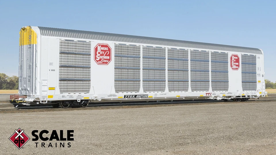 Scaletrains HO Kansas City Southern TTGX Greenbrier Multi-Max Autorack SXT32767 - Image 1 of 1