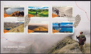 NEW ZEALAND 2019 Te Araroa Trail – The Long Pathway, Set of 6 on FDC - Picture 1 of 1