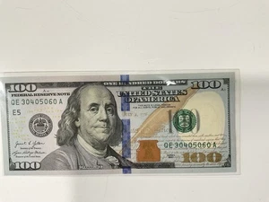 2 Note 100$ Rare. Super Partial Ladder Series Number. 30405060.60708090 Gem/unc - Picture 1 of 6