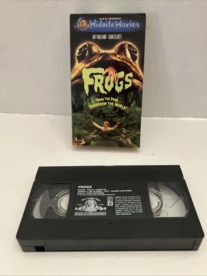 Frogs (VHS, 1972, 2000) MGM Presents Midnite Movies Horror Sci-Fi Sam Elliott - Image 1 of 4
