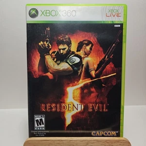 Resident Evil 5 - Microsoft Xbox 360 con libro de sugerencias y manual  - Imagen 1 de 4