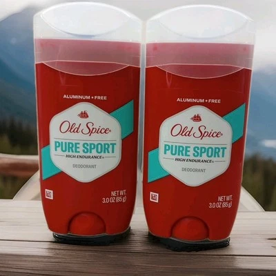 2 desodorantes Old Spice Pure Sport de alta resistencia sin aluminio 3,0 OZ *ENVÍO GRATUITO Foto 1 de 4