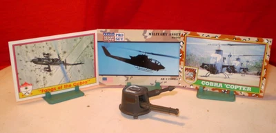 GI JOE DRAGONFLY XH-1 1983 HELICÓPTERO ARTICULADO MÓVIL BARBILLA VARIABLE PISTOLA *** Foto 1 de 4