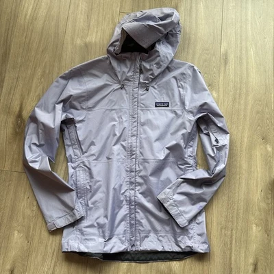 Patagonia Jacket Womens Small Purple H2No Torrentshell Light Raincoat Hooded Zip - Image 1 of 4