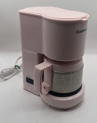 Pink Cuisinart Coffee Maker Pot 4 Cup Barbie Chic Country She-shed DCC450 Tested - Image 1 of 4