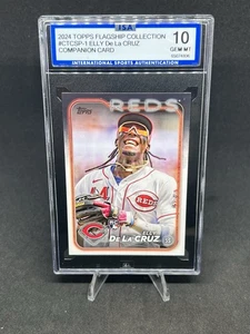 2024 Topps Flagship Collection Elly De La Cruz Companion #CTCSP-1 ISA 10 RC - Picture 1 of 2