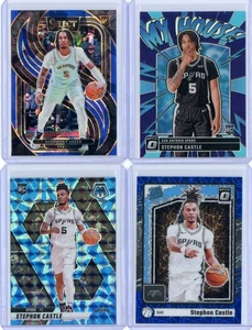2024-25 STEPHON CASTLE (10) Card Rookie Prizm Lot - San Antonio Spurs - Bild 1 von 4