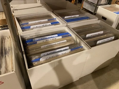 Bulk Record Lot – 33 / 45 / 78 RPM – VG to NM (Mostly VG+) – Unsorted Estate Mix - Image 1 of 4