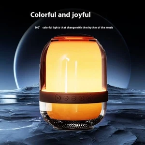 Enceinte Bluetooth Creative en Verre Transparent - Audio LED Colorée, 3W Sans Fil S - Photo 1 sur 7